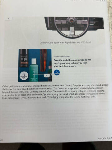 1986 Buick Century Custom