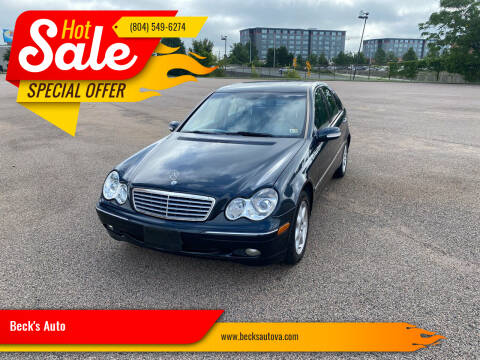 2004 Mercedes-Benz C-Class for sale at Beck's Auto in Chesterfield VA