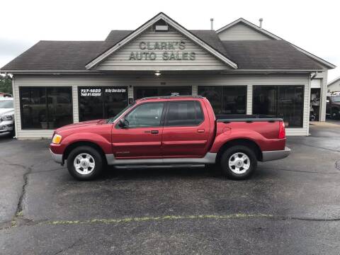 2001 Ford Explorer Sport Trac for sale at Clarks Auto Sales in Middletown OH