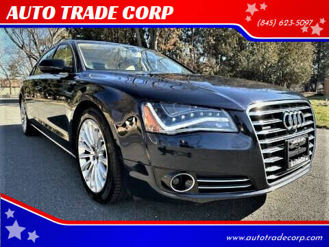 2014 Audi A8 L for sale at AUTO TRADE CORP in Nanuet NY