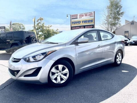 2016 Hyundai Elantra for sale at SR Prime Auto LLC in Orem UT