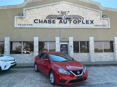 2018 Nissan Sentra for sale at CHASE AUTOPLEX in Lancaster TX