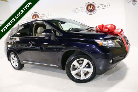 2010 Lexus RX 350 for sale at Unlimited Motors in Fishers IN