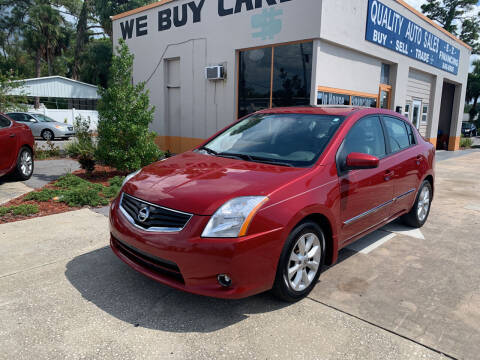2012 Nissan Sentra for sale at QUALITY AUTO SALES OF FLORIDA in New Port Richey FL