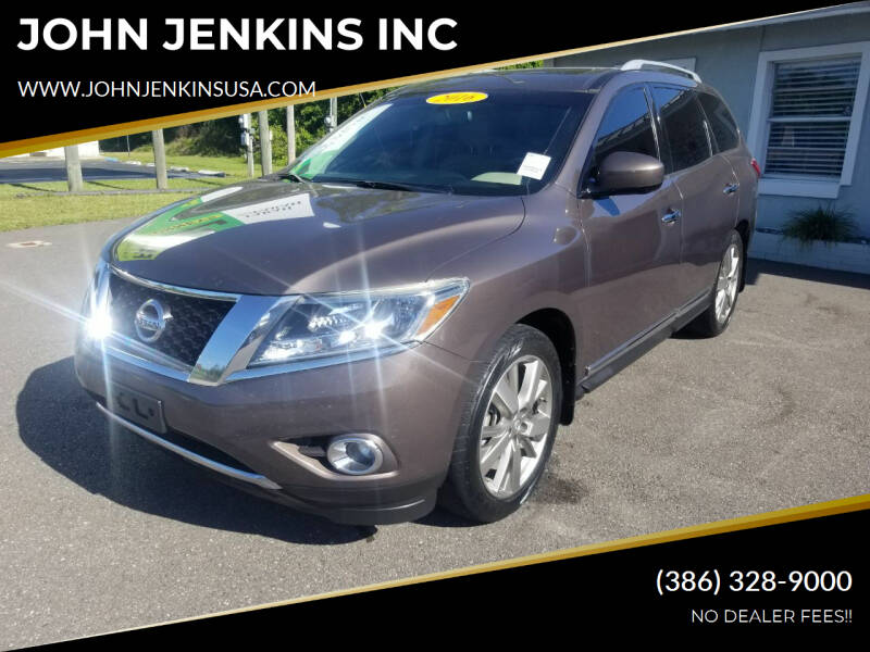 2016 Nissan Pathfinder for sale at JOHN JENKINS INC in Palatka FL