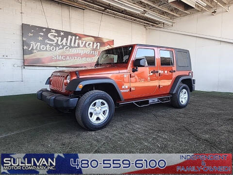 2009 Jeep Wrangler Unlimited for sale at SULLIVAN MOTOR COMPANY INC. in Mesa AZ