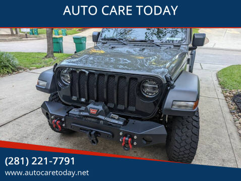 2021 Jeep Wrangler Unlimited for sale at AUTO CARE TODAY in Spring TX