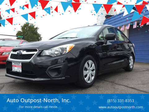 2014 Subaru Impreza for sale at Auto Outpost-North, Inc. in McHenry IL