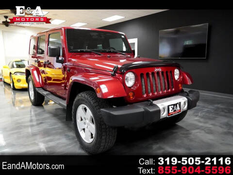2011 Jeep Wrangler Unlimited for sale at E&A Motors in Waterloo IA