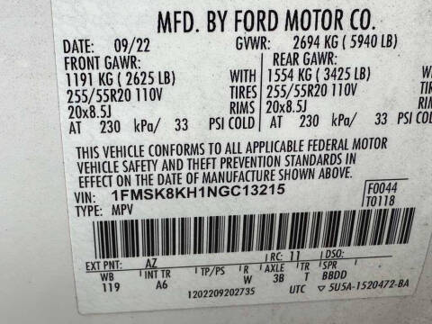 2022 Ford Explorer ST-Line