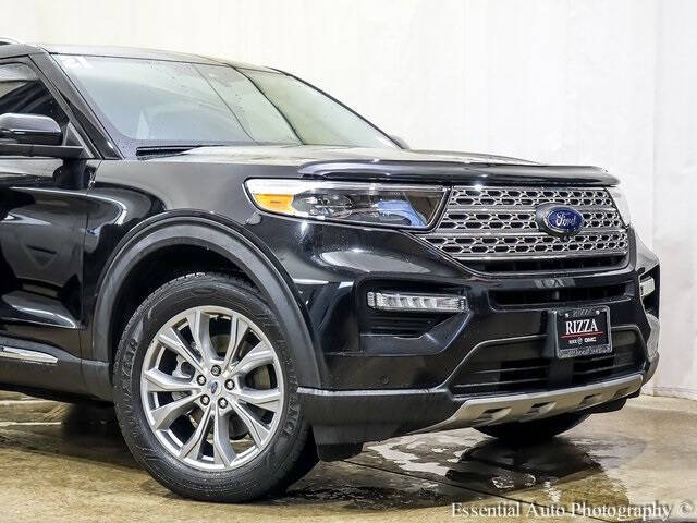 Used 2021 Ford Explorer Limited with VIN 1FMSK8FH0MGA38416 for sale in Tinley Park, IL