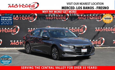 2021 Honda Accord Hybrid for sale at Western Motors Los Banos in Los Banos CA