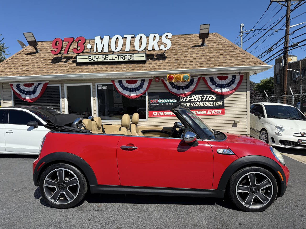 Red 2009 MINI Cooper S Convertible S 2dr Convertible 2