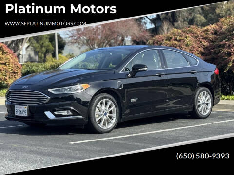 2017 Ford Fusion Energi for sale at Platinum Motors in San Bruno CA