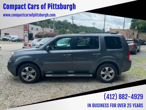 2012 Honda Pilot for sale at Compact Cars of Pittsburgh in Pittsburgh PA