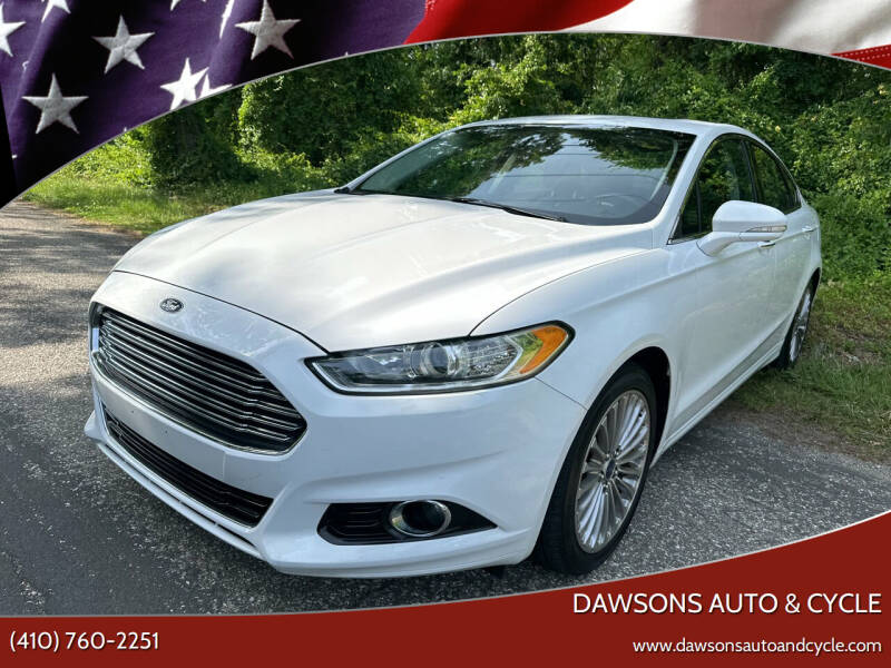 2014 Ford Fusion for sale at Dawsons Auto & Cycle in Glen Burnie MD