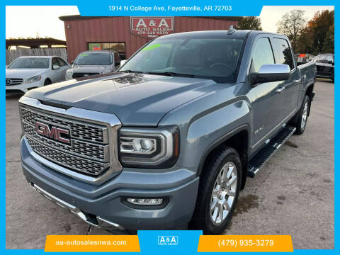 2016 GMC Sierra 1500 for sale at A & A Auto Sales in Fayetteville AR