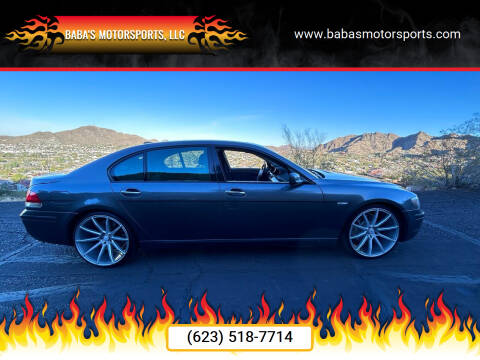 2008 BMW 7 Series for sale at Baba's Motorsports, LLC in Phoenix AZ