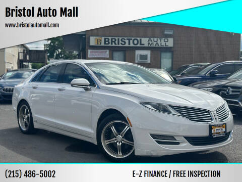 2014 Lincoln MKZ Hybrid for sale at Bristol Auto Mall in Levittown PA