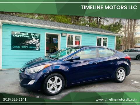 2013 Hyundai Elantra for sale at Timeline Motors LLC in Clayton NC