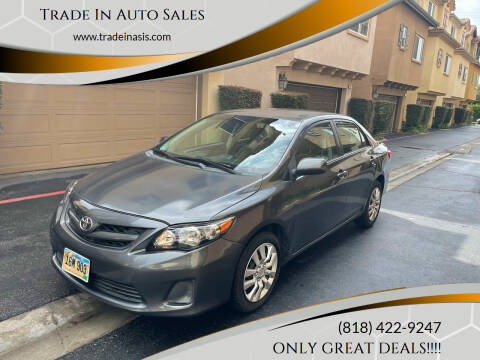 2012 Toyota Corolla for sale at Trade In Auto Sales in Van Nuys CA