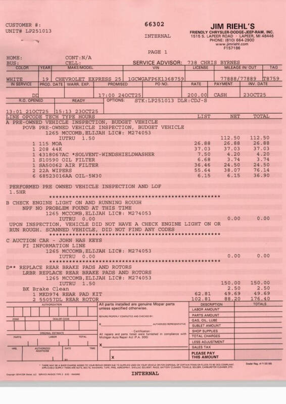 2019 Chevrolet Express 2500