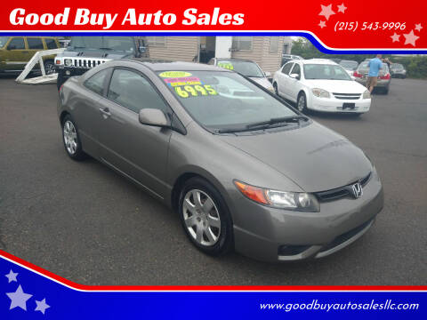 2007 Honda Civic for sale at Good Buy Auto Sales in Philadelphia PA