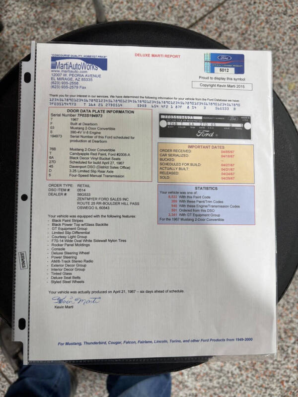 1967 Ford Mustang