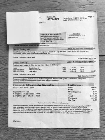 1986 Porsche 944 Turbo