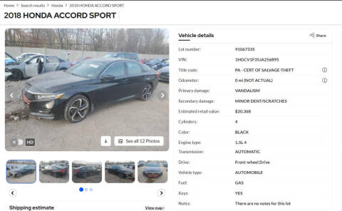 2018 Honda Accord Sport