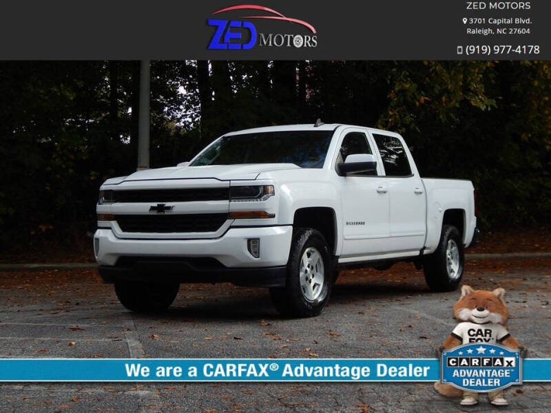 2018 Chevrolet Silverado 1500 for sale at Zed Motors in Raleigh NC