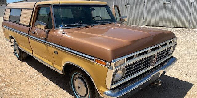 2 outlet 1/4 yards 1974 Ford Ranger XLT brown diamonds upholstery fabric