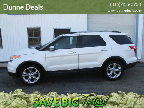 2012 Ford Explorer for sale at Dunne Deals in Crystal Lake IL