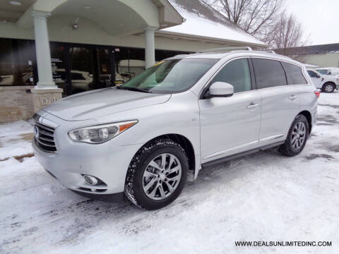 2014 Infiniti QX60 for sale at DEALS UNLIMITED INC in Portage MI