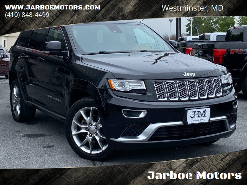 2015 Jeep Grand Cherokee for sale at Jarboe Motors in Westminster MD