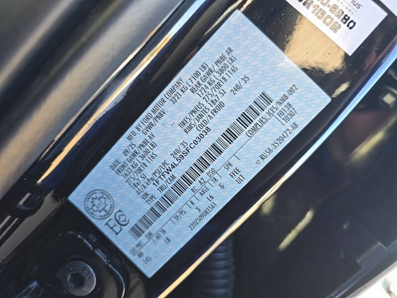 2025 Ford F-150 Tremor