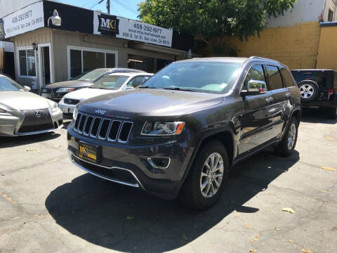 2015 Jeep Grand Cherokee for sale at MK Auto Wholesale in San Jose CA