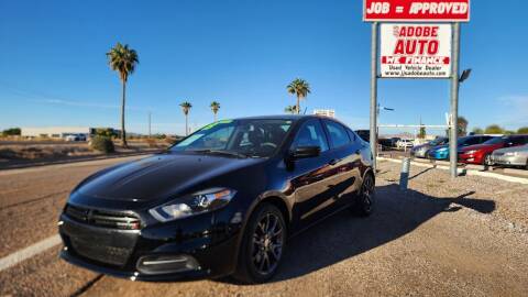 2015 Dodge Dart for sale at JJ's Adobe Auto Inc in Casa Grande AZ