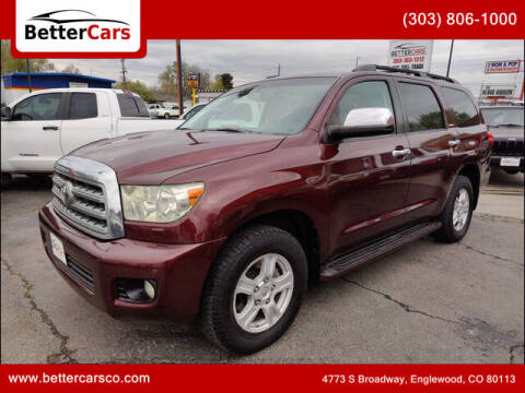2008 Toyota Sequoia for sale at Better Cars in Englewood CO