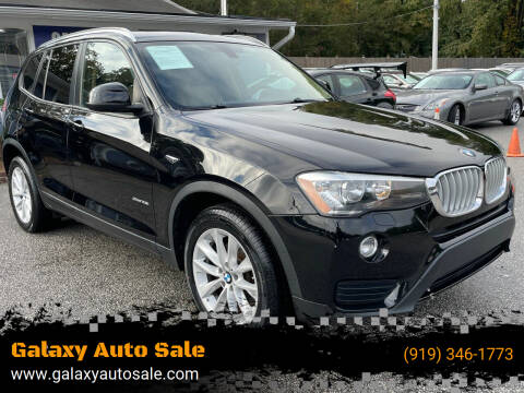 2017 BMW X3 for sale at Galaxy Auto Sale in Fuquay Varina NC
