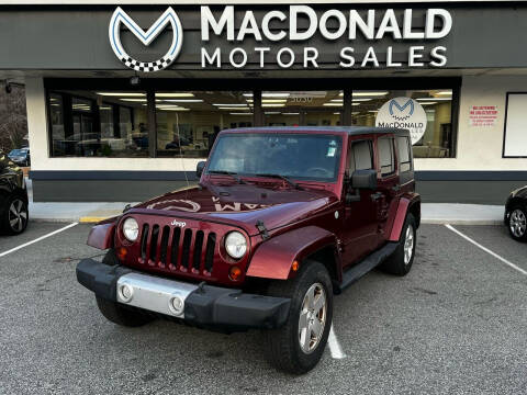 2010 Jeep Wrangler Unlimited for sale at MacDonald Motor Sales in High Point NC