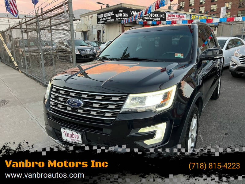 2017 Ford Explorer for sale at Vanbro Motors Inc in Staten Island NY