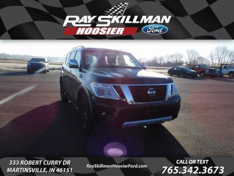 2017 Nissan Armada for sale at Ray Skillman Hoosier Ford in Martinsville IN