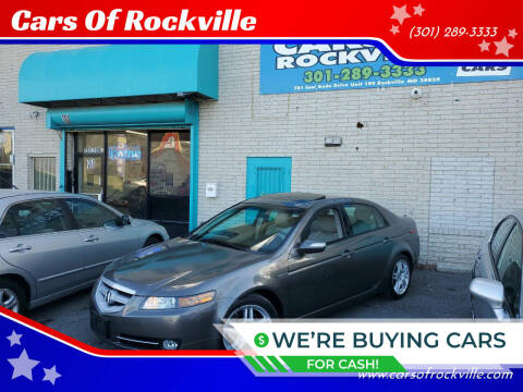 2007 Acura TL for sale at Cars Of Rockville in Rockville MD
