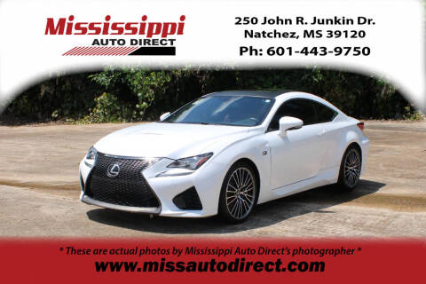 2015 Lexus RC F for sale at Mississippi Auto Direct in Natchez MS