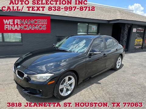 2015 BMW 3 Series for sale at Auto Selection Inc. in Houston TX