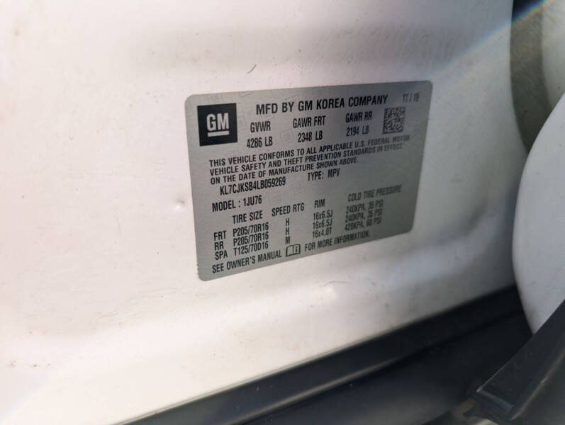 2020 Chevrolet Trax LS