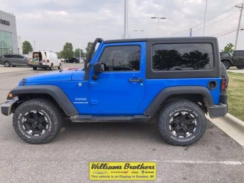 2011 Jeep Wrangler for sale at Williams Brothers Pre-Owned Clinton in Clinton MI