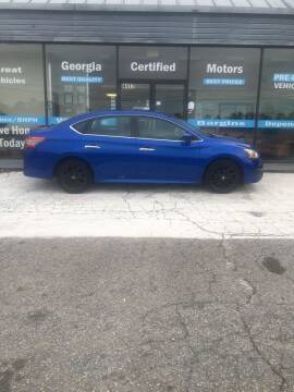 2014 Nissan Sentra for sale at Georgia Certified Motors in Stockbridge GA