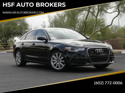 2013 Audi A6 for sale at HSF AUTO BROKERS in Phoenix AZ